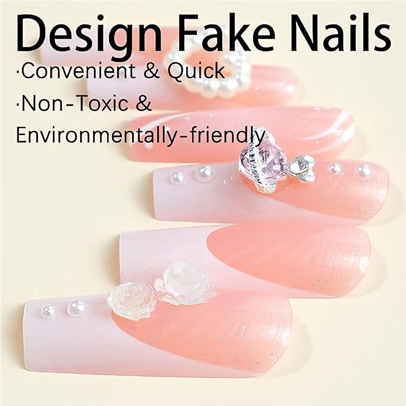 24pcs Planet Pearl Nails