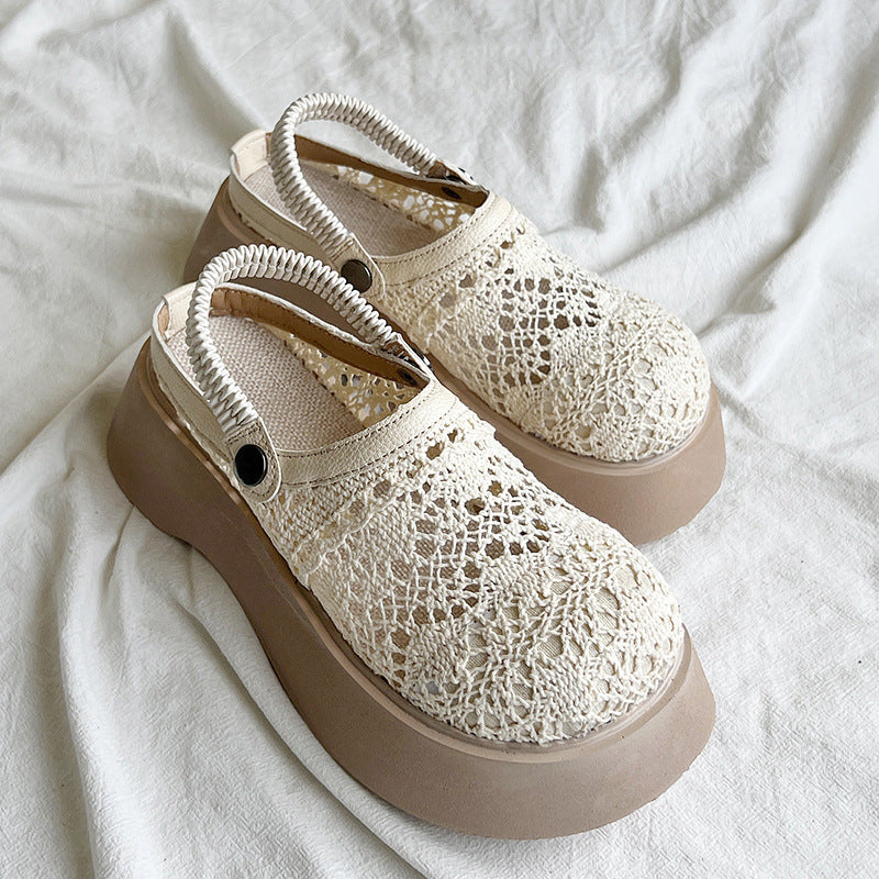 New Hollow-out Mesh Upper Commuter Sandals