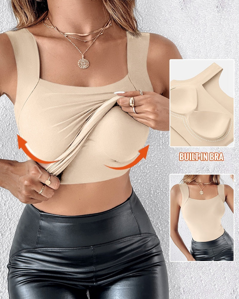 Women's New Seamless Skin Bottom Vest