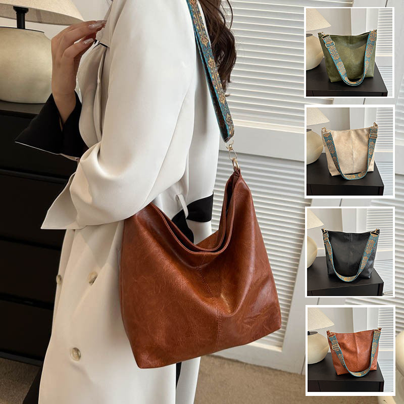 Ethnic Style Large Bucket Bag