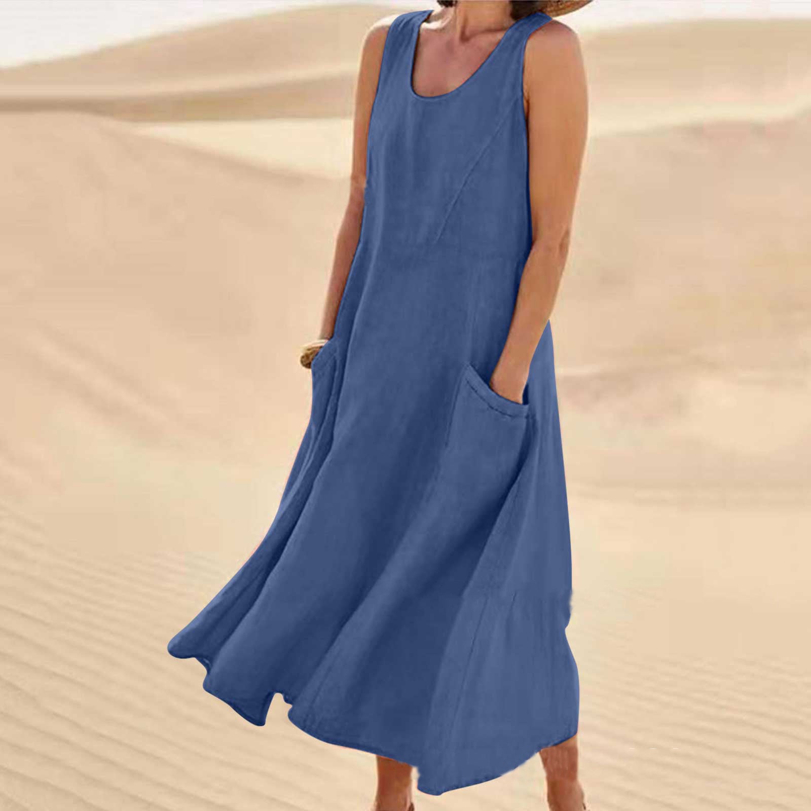 Loose Summer Maxi with Pockets