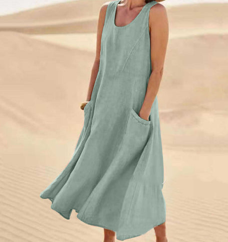 Loose Summer Maxi with Pockets