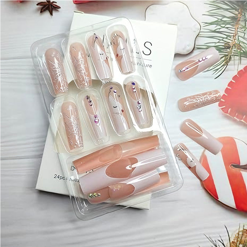 24pcs Long Diamond Deer