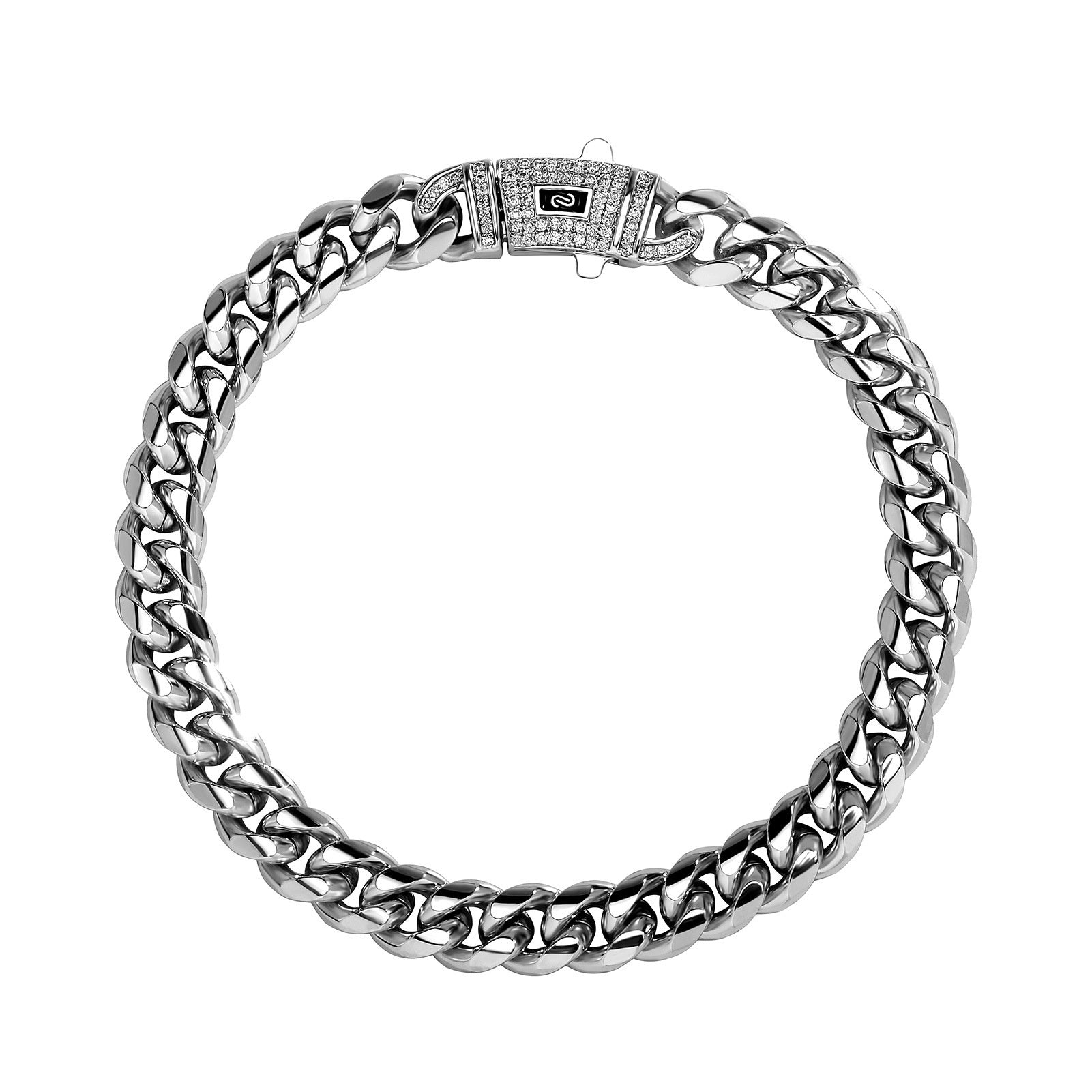 Stainless Steel Cuban Chain, Titanium Steel, Unisex