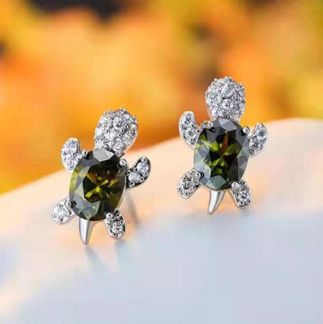 Cute Little Animal Niche Design Earrings Jewelry Stud Earrings