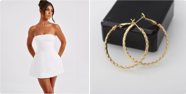 Summer Solid Color Tube Dress