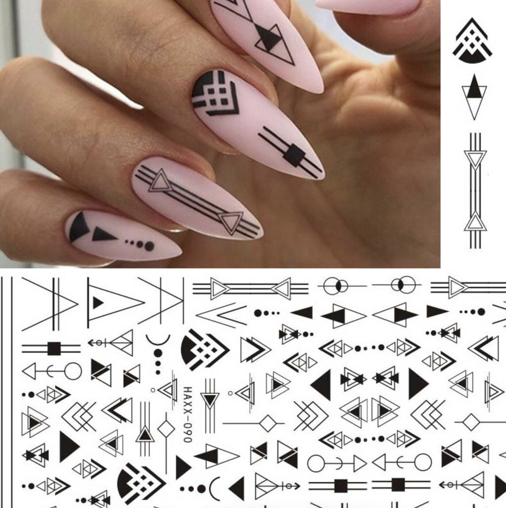 Black Butterfly Nail Stickers