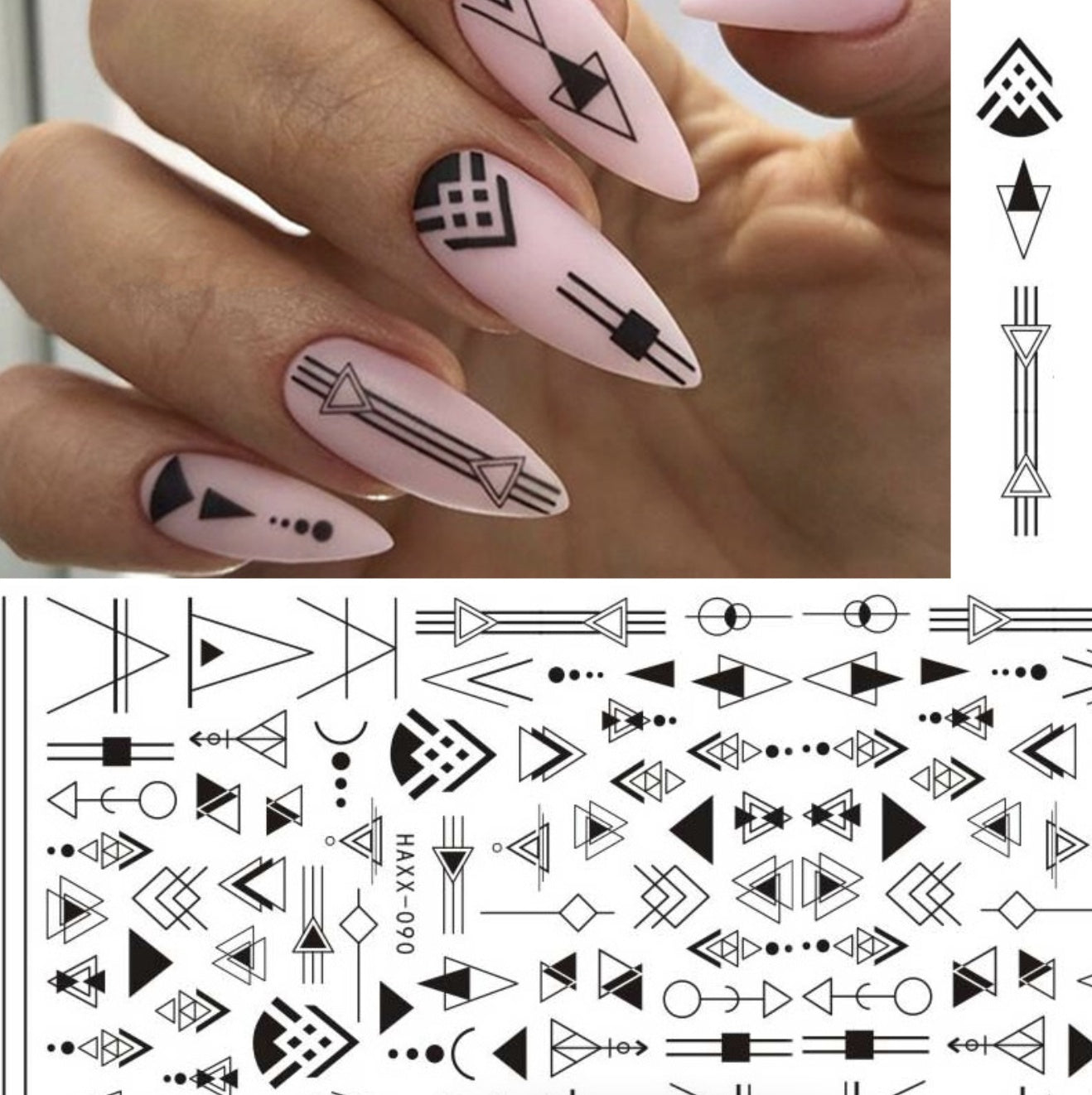 Black Butterfly Nail Stickers