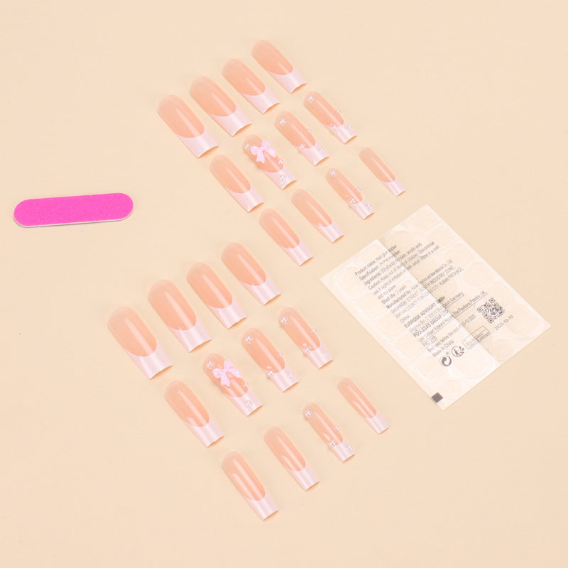 Pearl Bow Nail Sticker