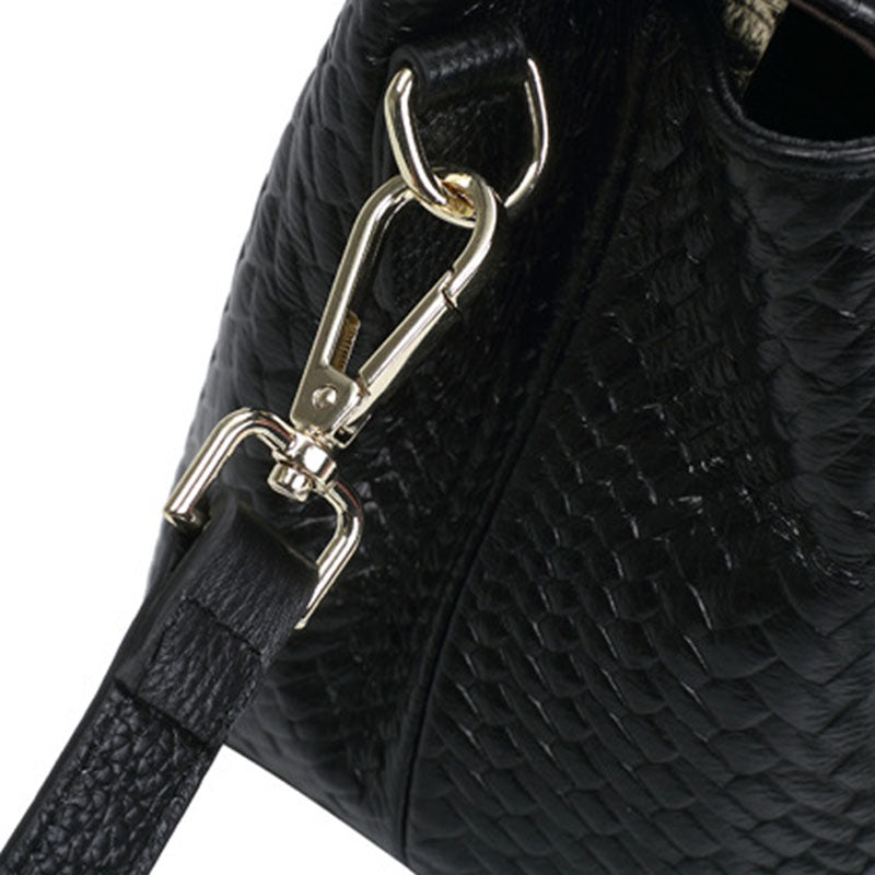 Woven Leather Shoulder Messenger.