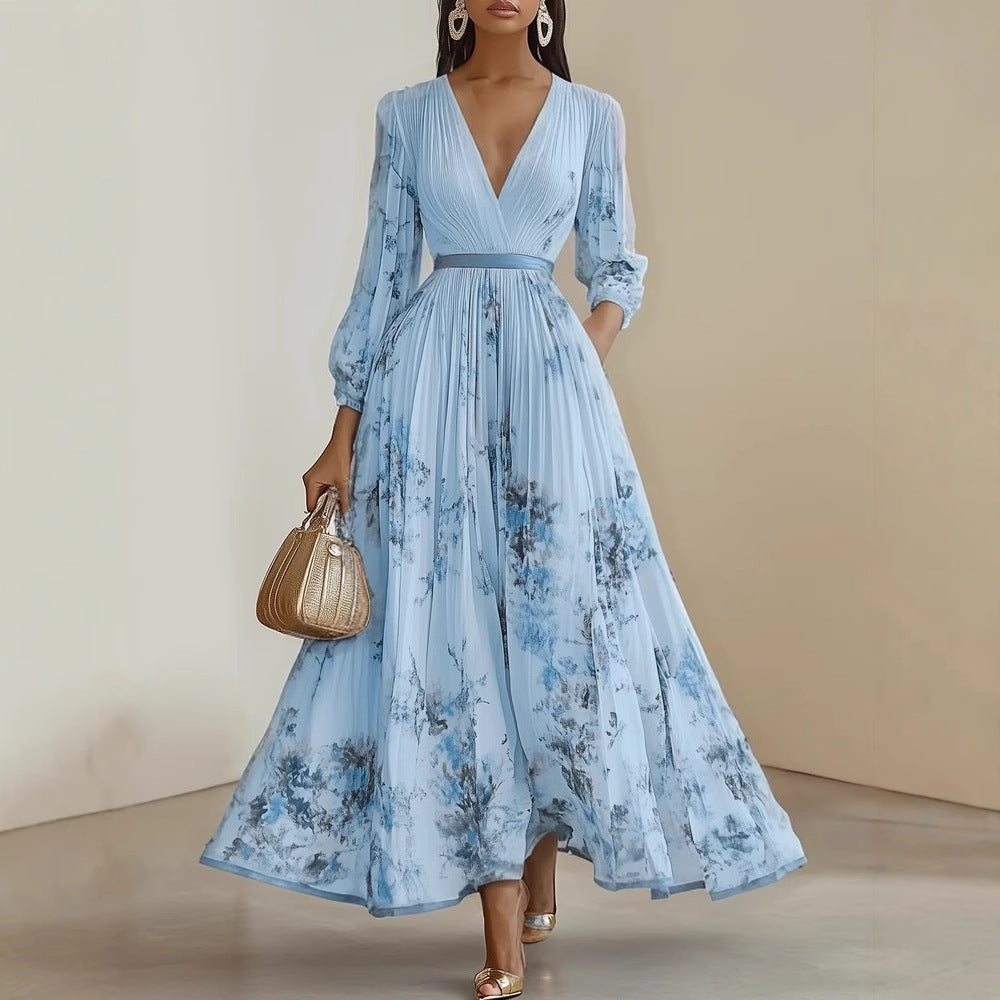 Print Holiday Dress