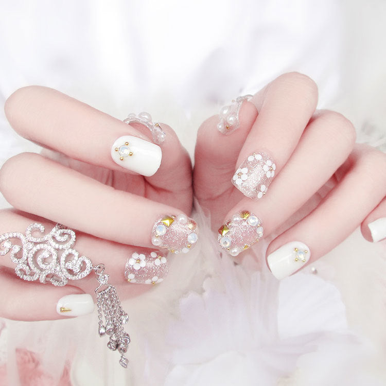 Bridal Nail Art Nails