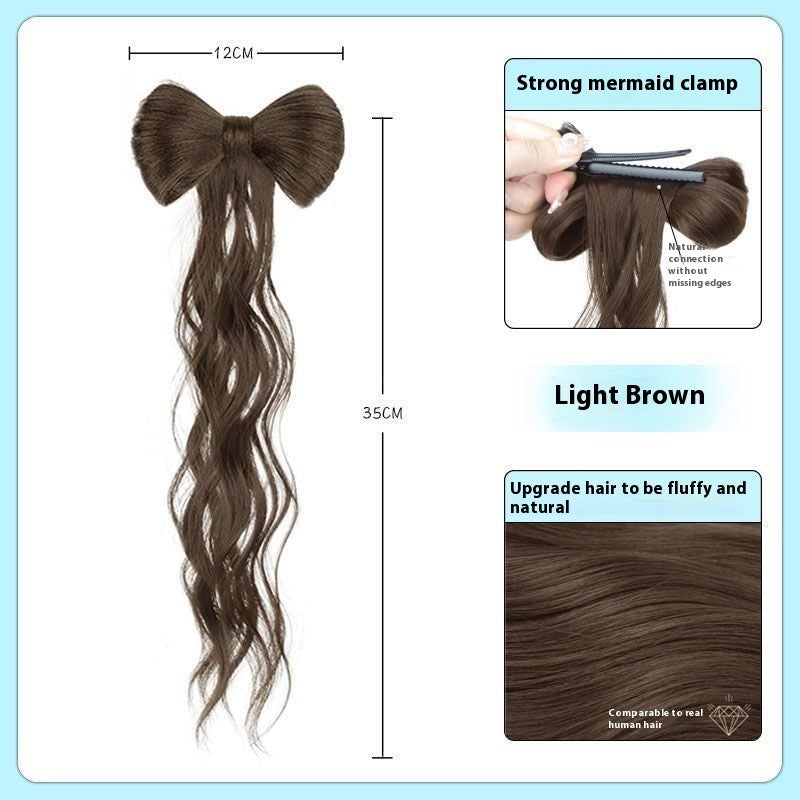 Lazy Bow Braid Hairpiece | Instant Bun & Ponytail Extension