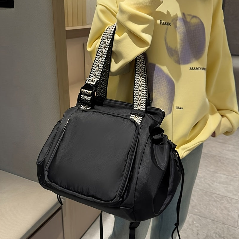Women’s large waterproof multifunctional backpack, stylish travel bag.