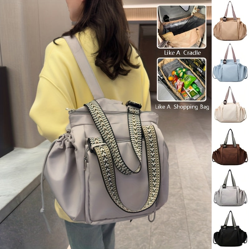 Women’s large waterproof multifunctional backpack, stylish travel bag.