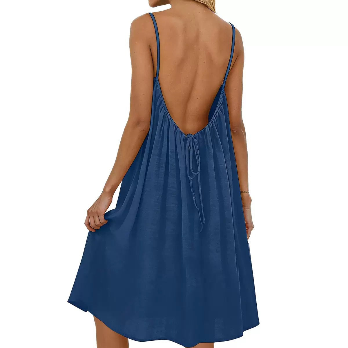 Backless Spaghetti Strap Bodycon