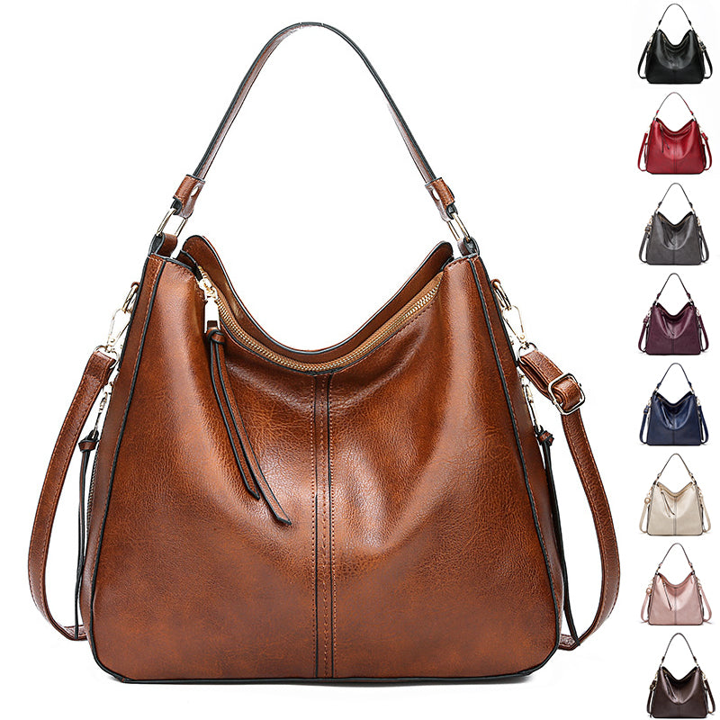 Hobo Zipper Bucket Bag