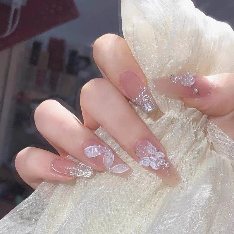 Camellia Streamer Nail