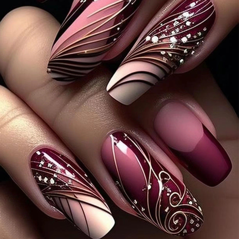 Line Pattern Nails