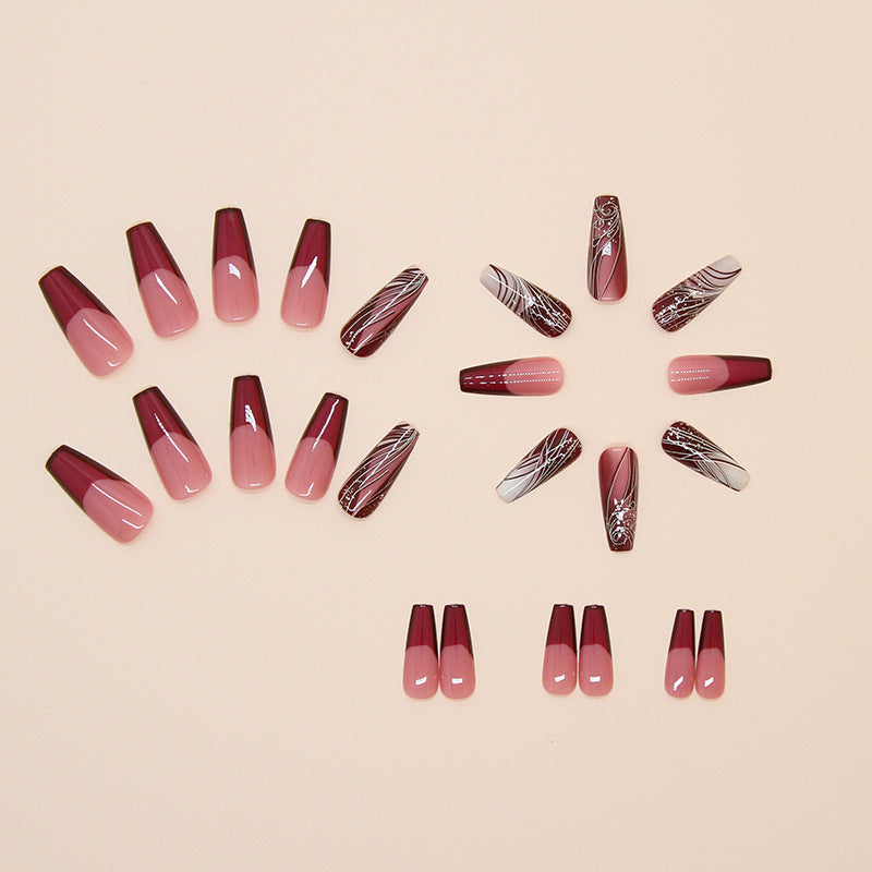 Line Pattern Nails