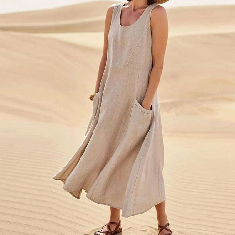 Loose Summer Maxi with Pockets