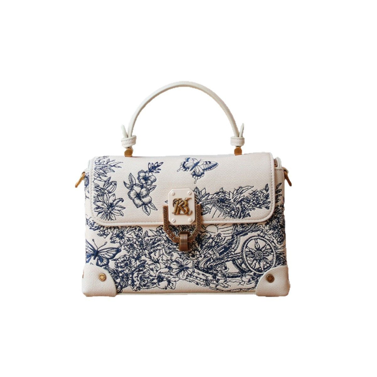 Women's Embroidered Luxury Tote Crossbody Bag