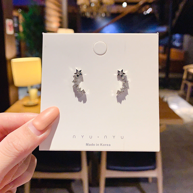 Ins Simple And Small Women's Fashion Sense Temperament Pearl Earrings