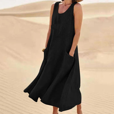 Loose Summer Maxi with Pockets