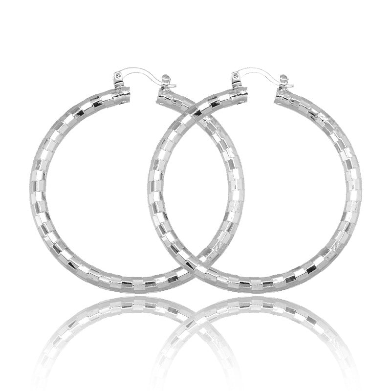 Design Circle Shape Electroplating 18K Gold