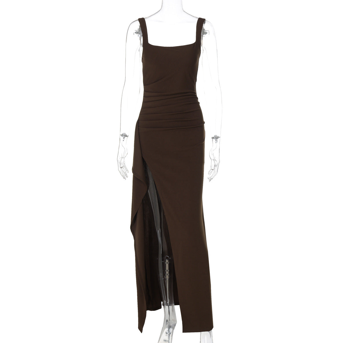 Fashion Personalized Women's Sling High Slit Dress