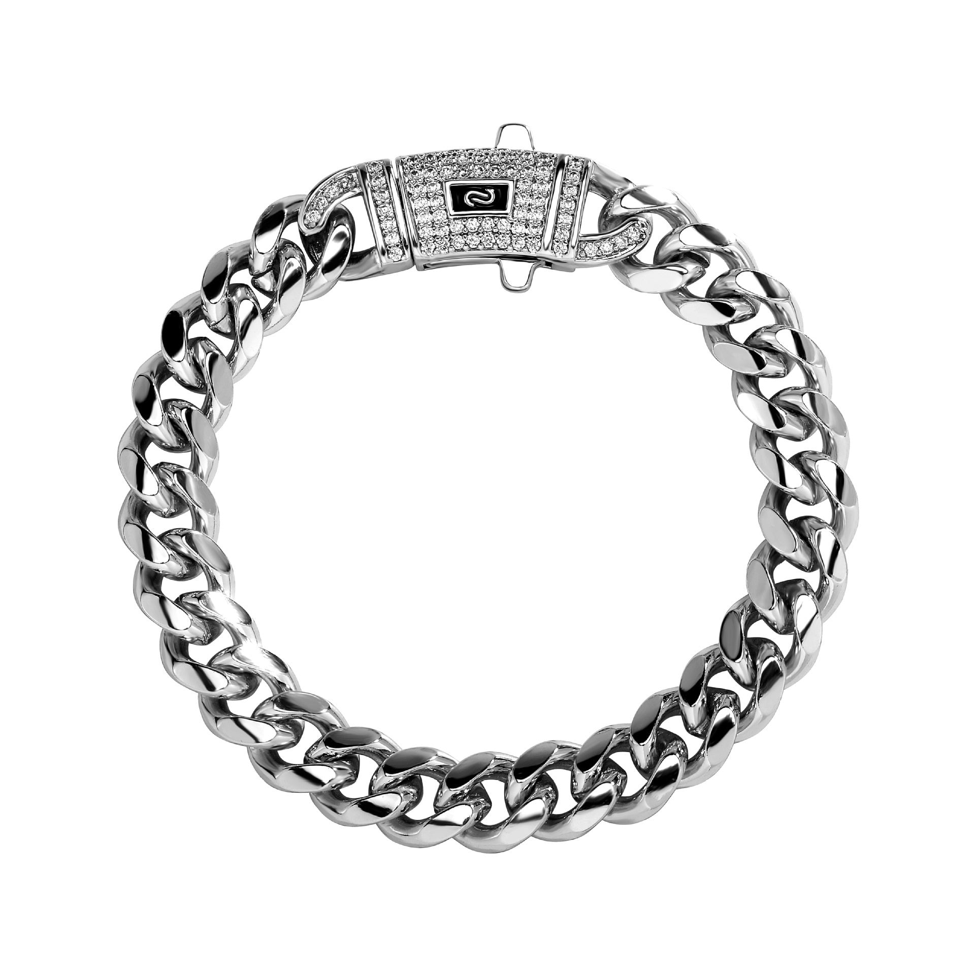 Stainless Steel Cuban Chain, Titanium Steel, Unisex