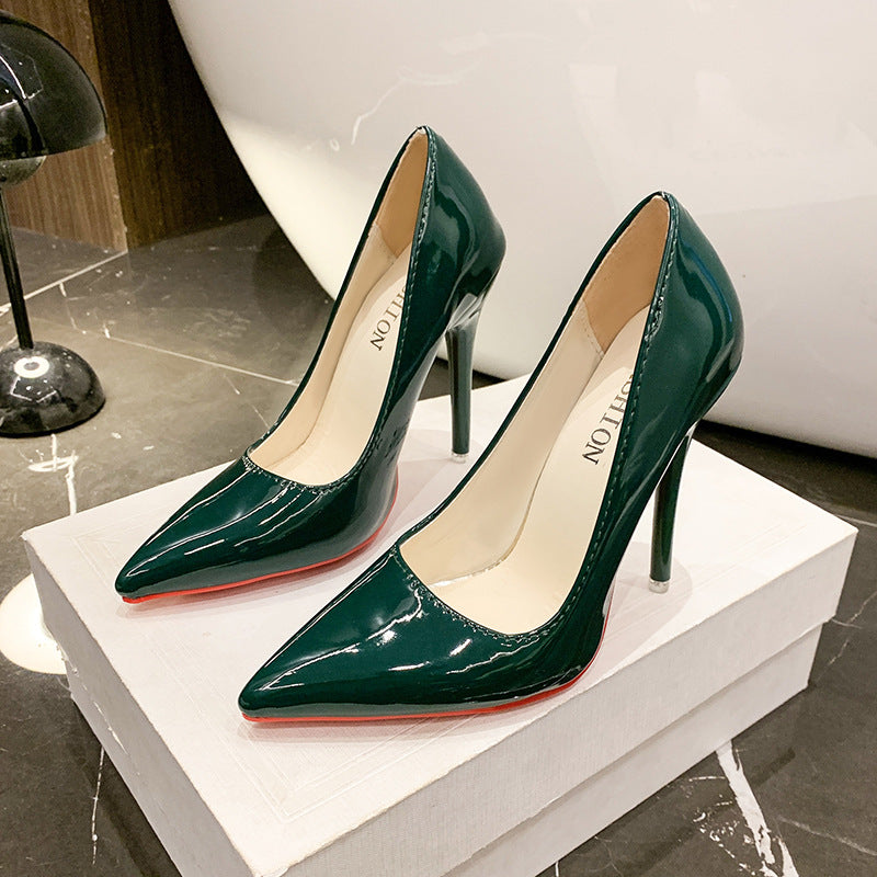 12cm Red-soled Open-toe High Heels