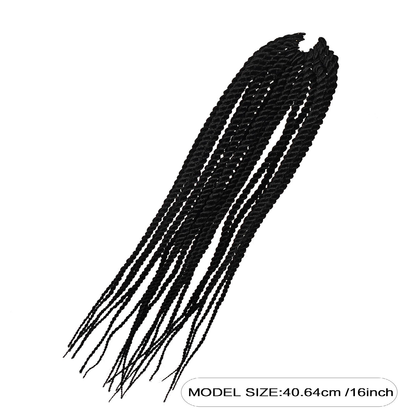 4X EZ Senegalese Crochet Braids | 16" Long Synthetic Hair