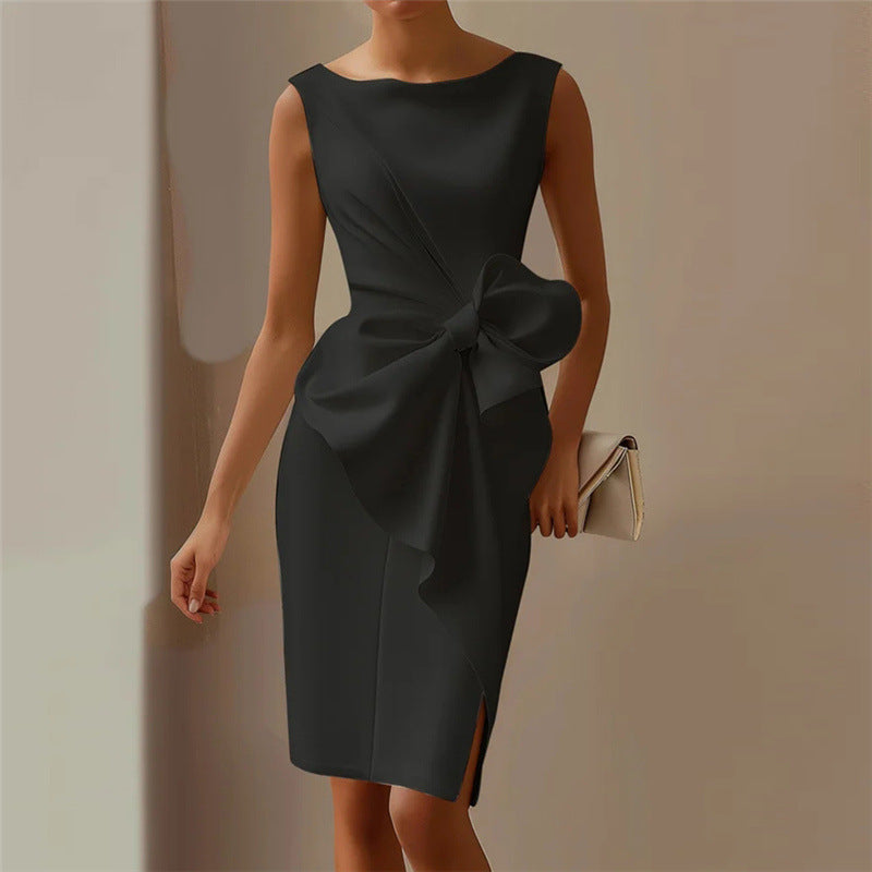 Sleeveless Bowknot Party Dress