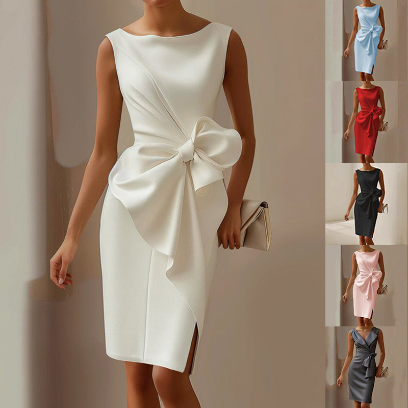 Sleeveless Bowknot Party Dress