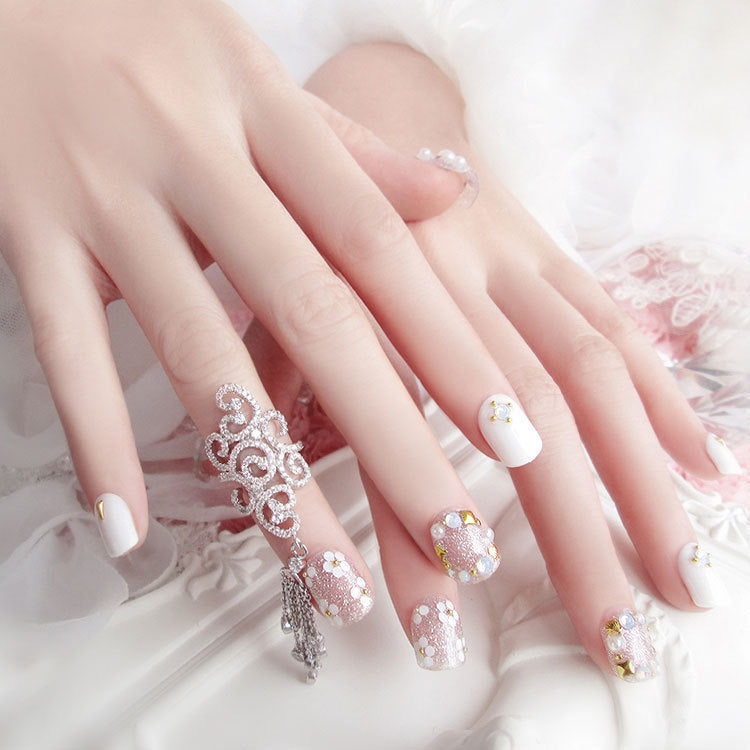Bridal Nail Art Nails