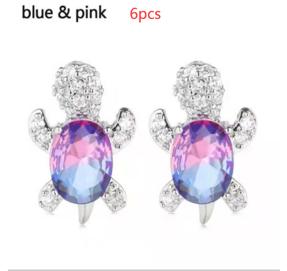 Cute Little Animal Niche Design Earrings Jewelry Stud Earrings