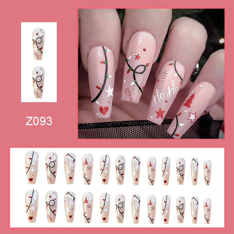 Christmas Ballet Fake Nails