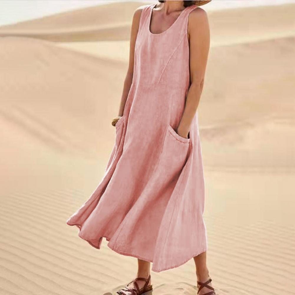 Loose Summer Maxi with Pockets