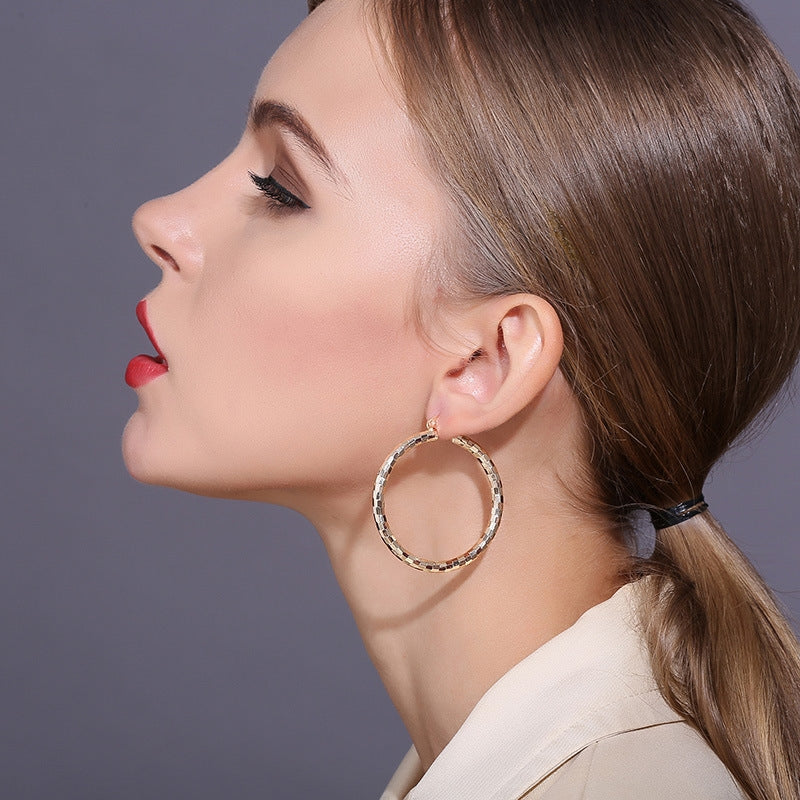 Design Circle Shape Electroplating 18K Gold