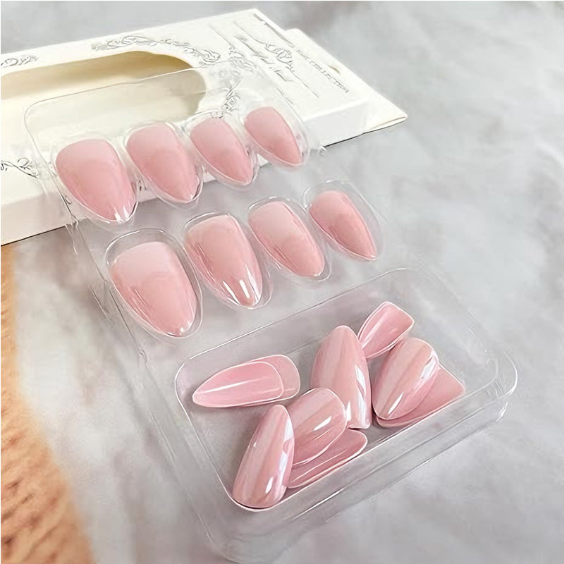 24pcs Long Aurora Powder Pipe Nails