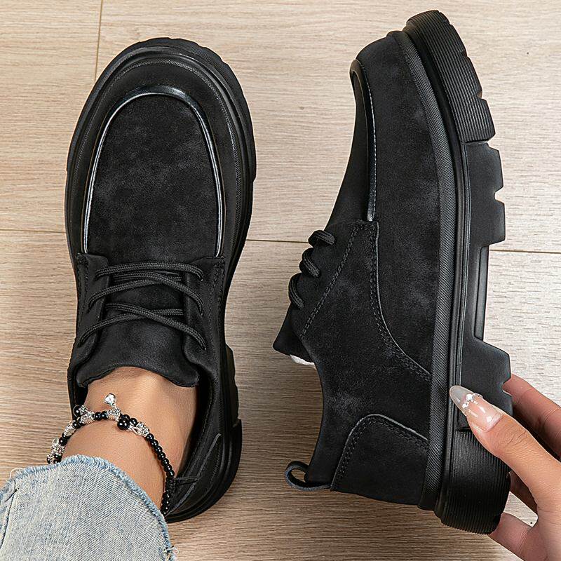 Low-top Dr Martens-style Couples Leather Shoes