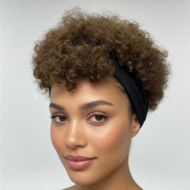 Human Hair, No Glue Required, Ultra-comfortable Ice Silk Texture, Highly Elastic.