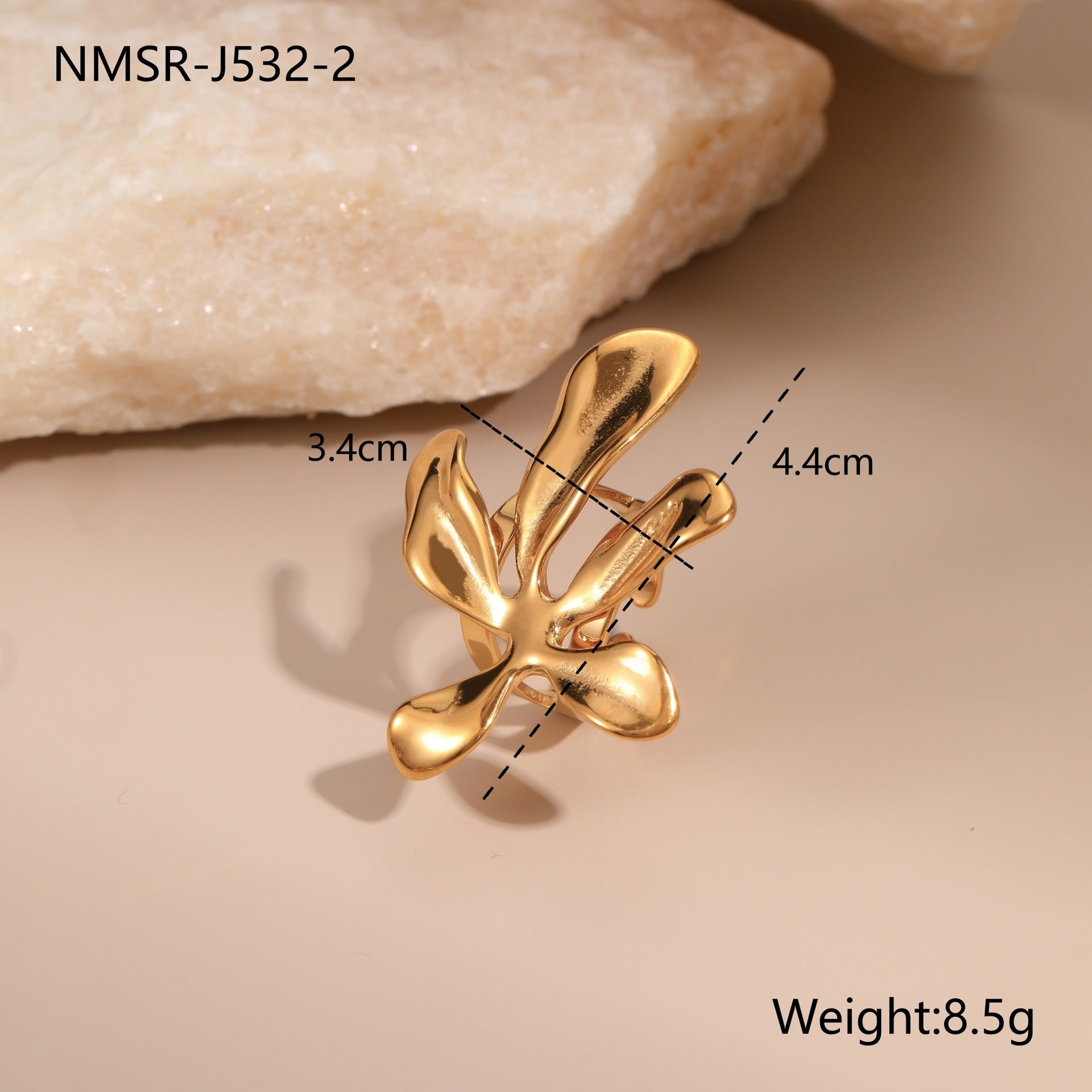 Necklace Titanium Steel Earrings Open Ring