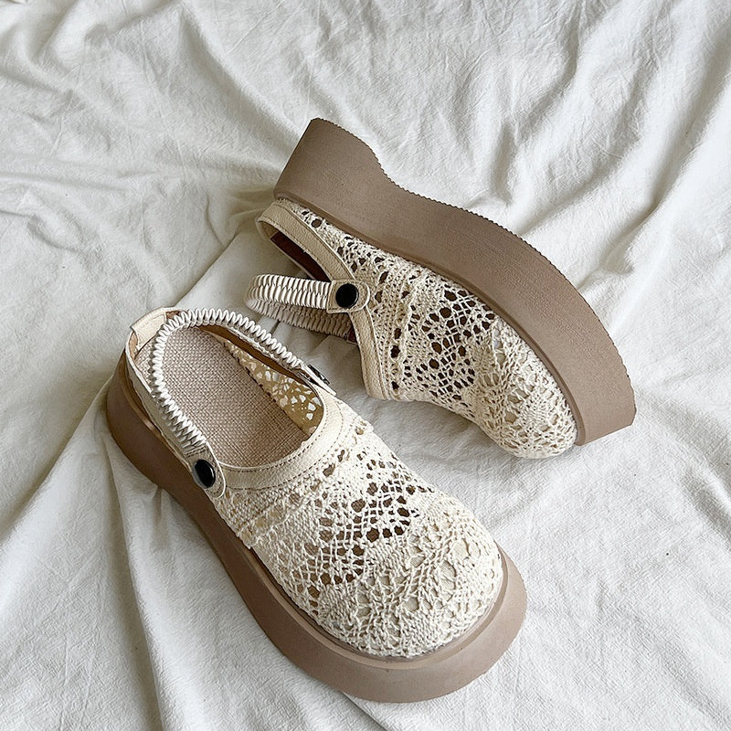 New Hollow-out Mesh Upper Commuter Sandals