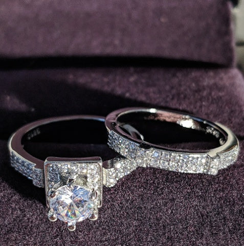 S925 Sterling Silver Women's Combination Ring High Quality