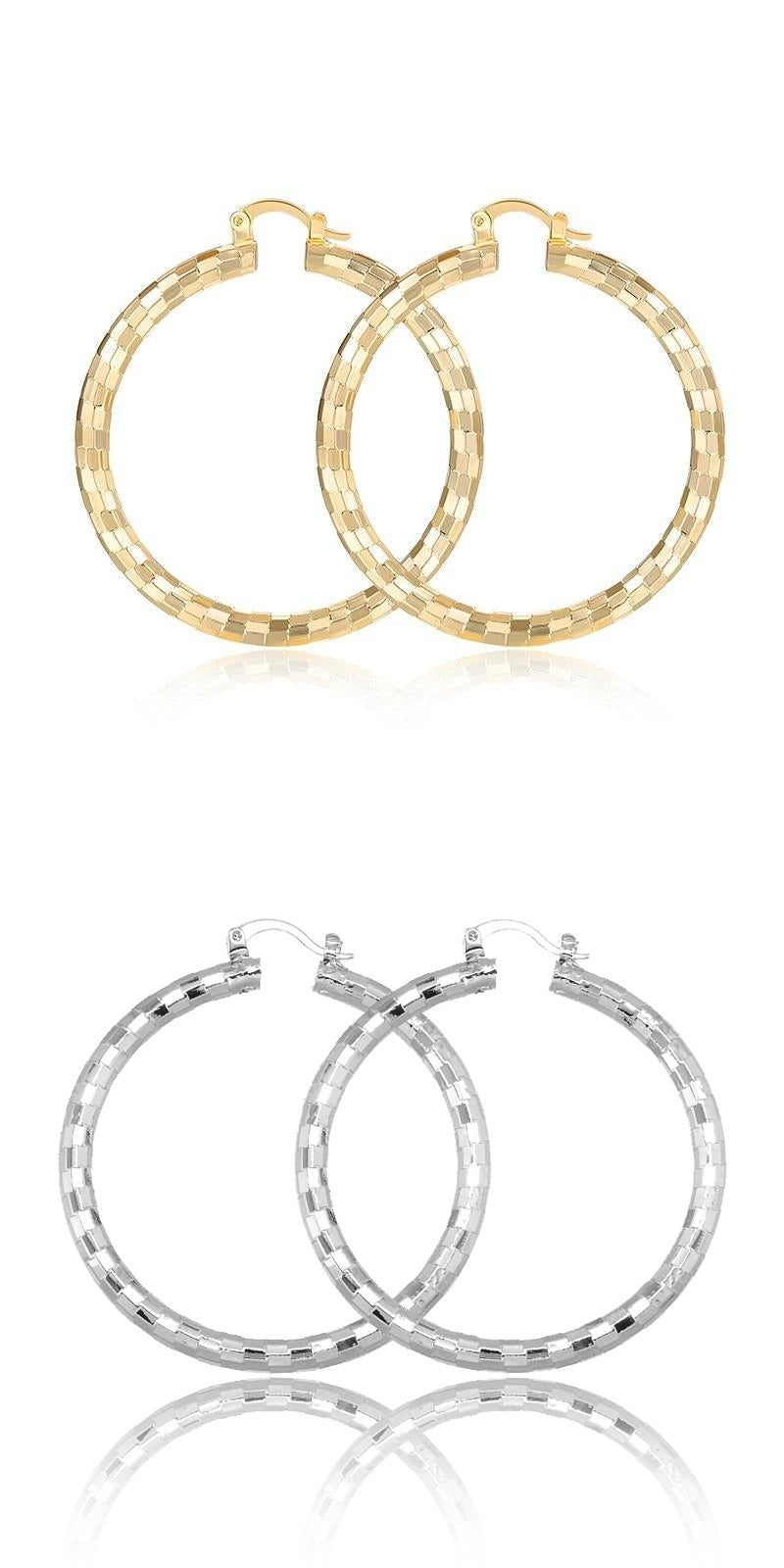 Design Circle Shape Electroplating 18K Gold