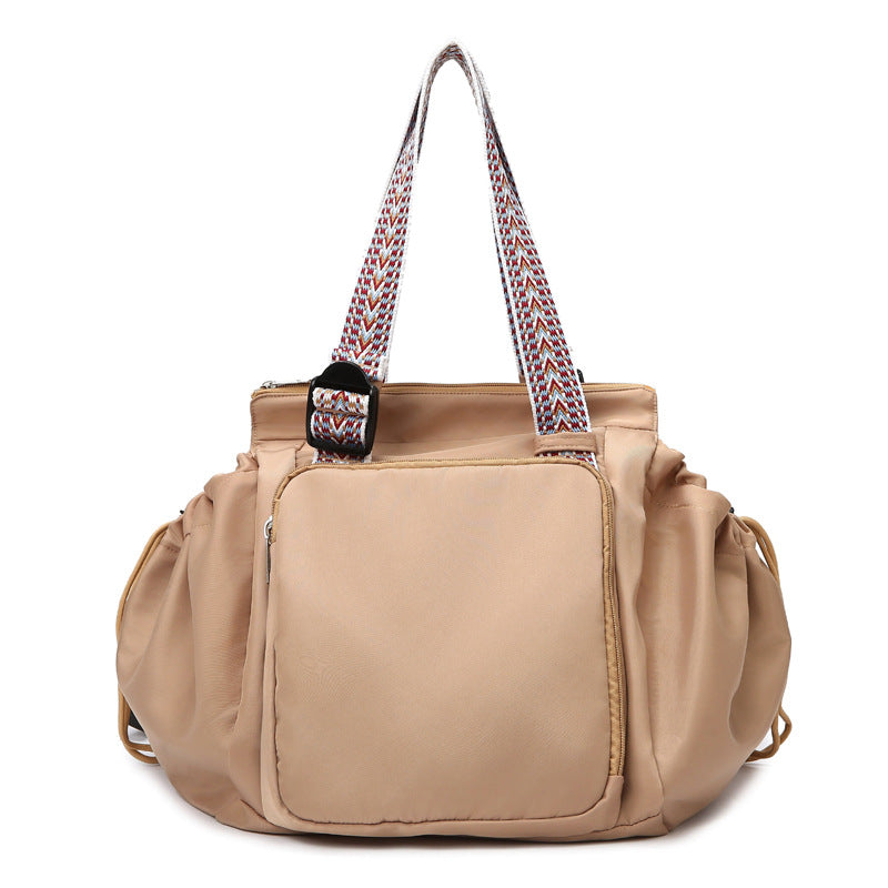 Women’s large waterproof multifunctional backpack, stylish travel bag.
