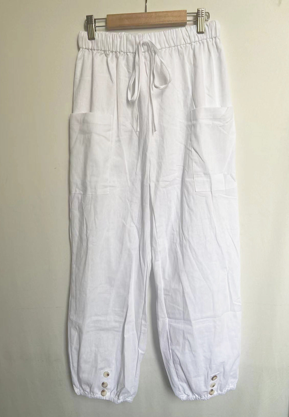 Women's Casual Nine-point Pants Wide Leg