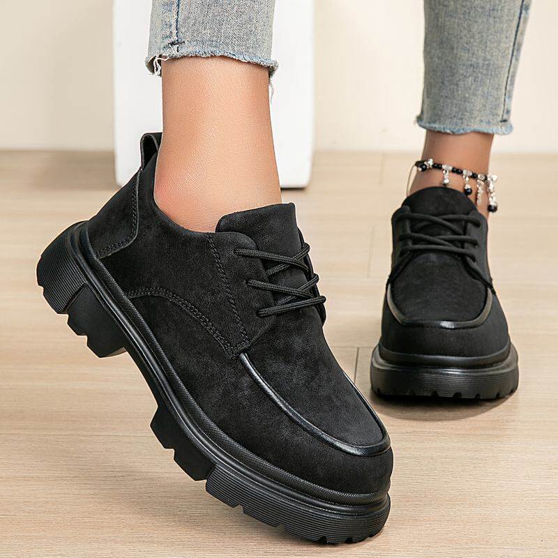 Low-top Dr Martens-style Couples Leather Shoes